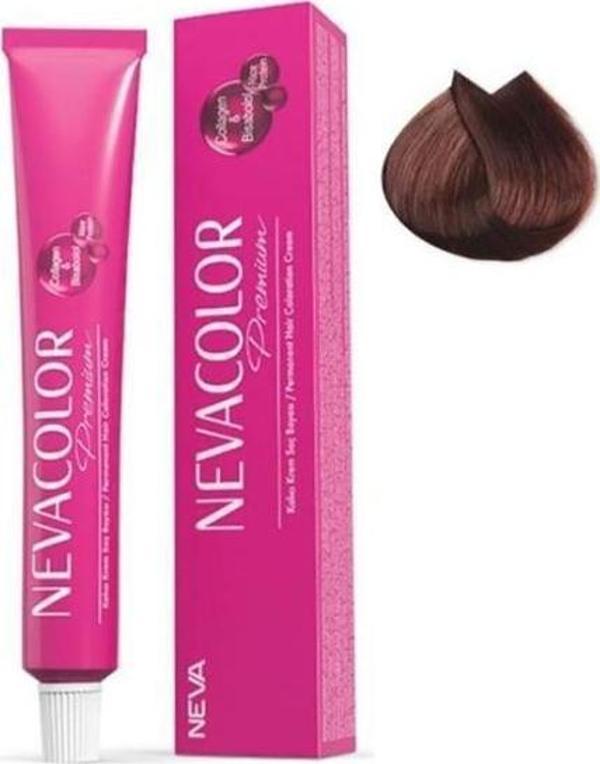 Neva Color Premium Tüp Saç Boyası Çikolata Karamel 50 ml 6.35 - Image 1