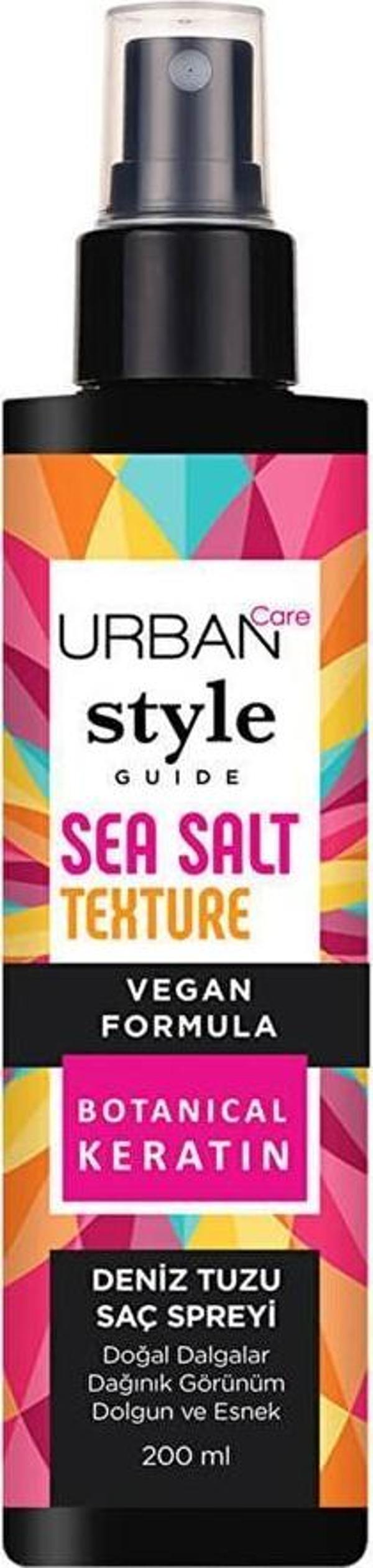 Urban Care Style Guide Deniz Tuzu Etkili Doğal Dalga Sağlayan Saç Spreyi-Vegan-200 ML - Image 1