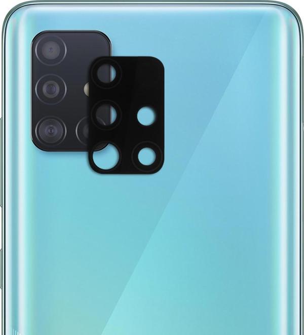 Microsonic Samsung Galaxy A51 Kamera Lens Koruma Camı V2 Siyah - Image 1