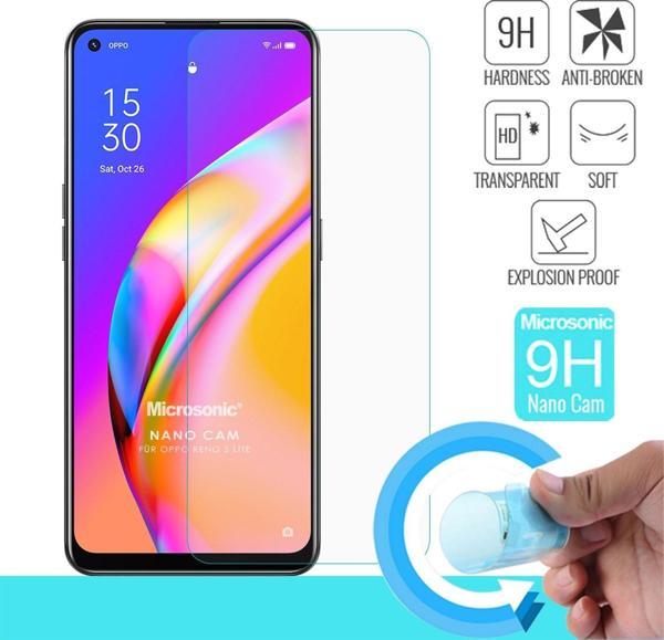 Microsonic Oppo Reno 5 Lite Nano Glass Cam Ekran Koruyucu - Image 1
