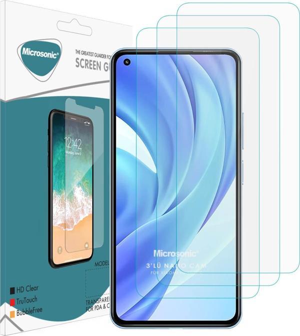 Microsonic Xiaomi Mi 11 Lite Screen Protector Nano Glass Cam Ekran Koruyucu (3'lü Paket) - Image 1
