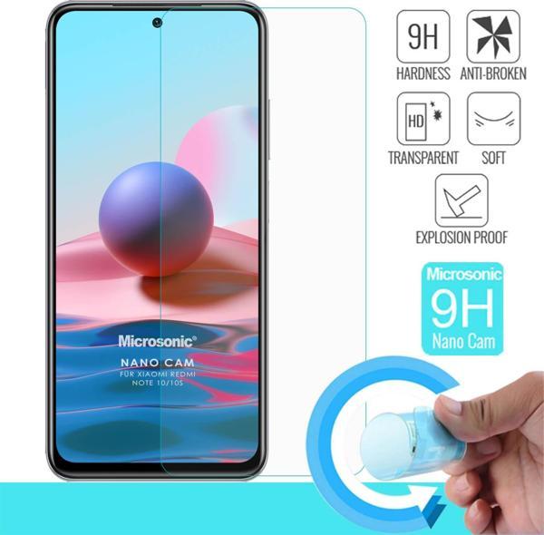 Microsonic Xiaomi Redmi Note 10S Nano Glass Cam Ekran Koruyucu - Image 1
