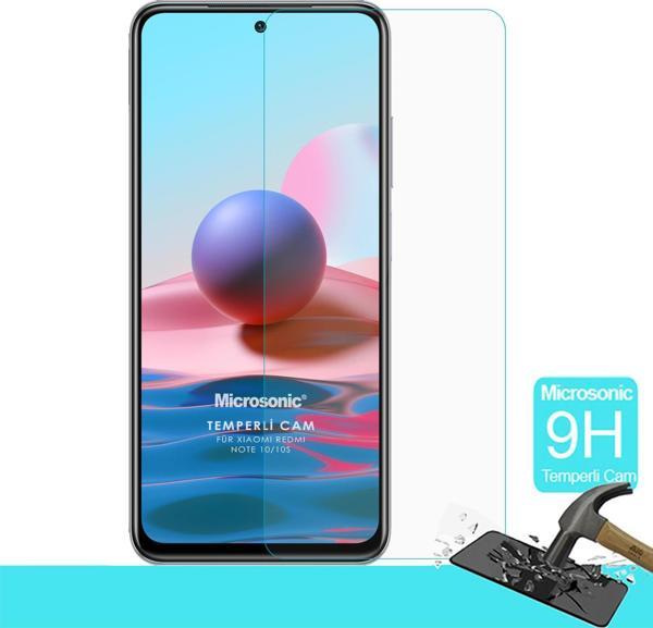 Microsonic Xiaomi Redmi Note 10 Tempered Glass Cam Ekran Koruyucu - Image 1