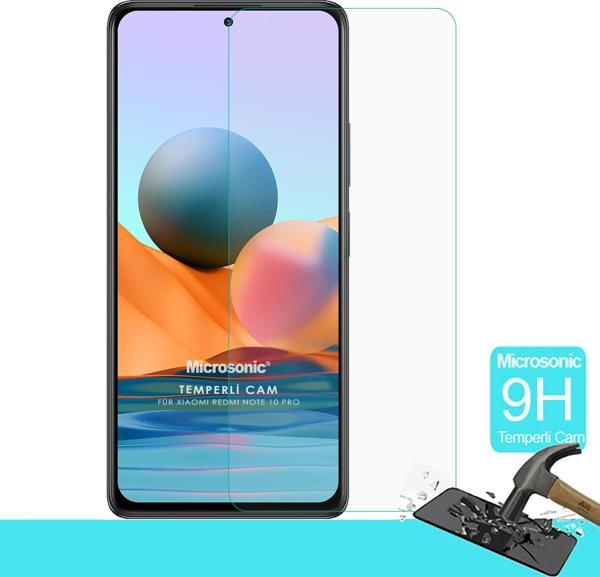 Microsonic Xiaomi Redmi Note 10 Pro Tempered Glass Cam Ekran Koruyucu - Image 1