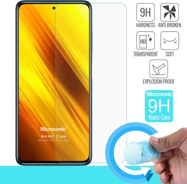 Microsonic Xiaomi Poco X3 Pro Nano Glass Cam Ekran Koruyucu - Image 1