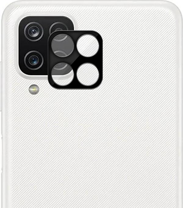 Microsonic Samsung Galaxy A12 Kamera Lens Koruma Camı V2 Siyah - Image 1