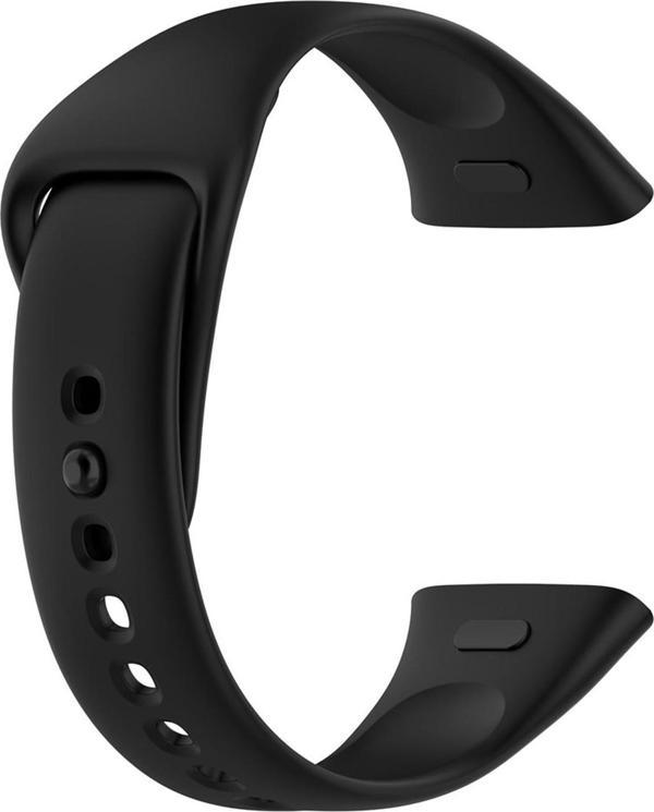 Microsonic Xiaomi Redmi Watch 3 Kordon, Silicone Sport Band Siyah - Image 1