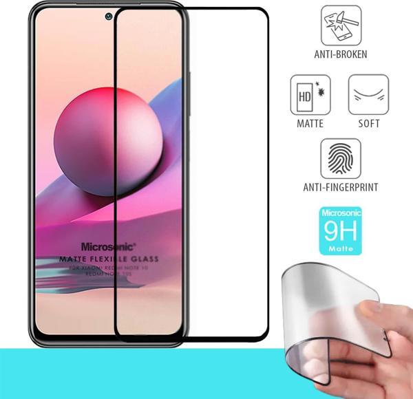 Microsonic Xiaomi Redmi Note 10S Seramik Matte Flexible Ekran Koruyucu Siyah - Image 1