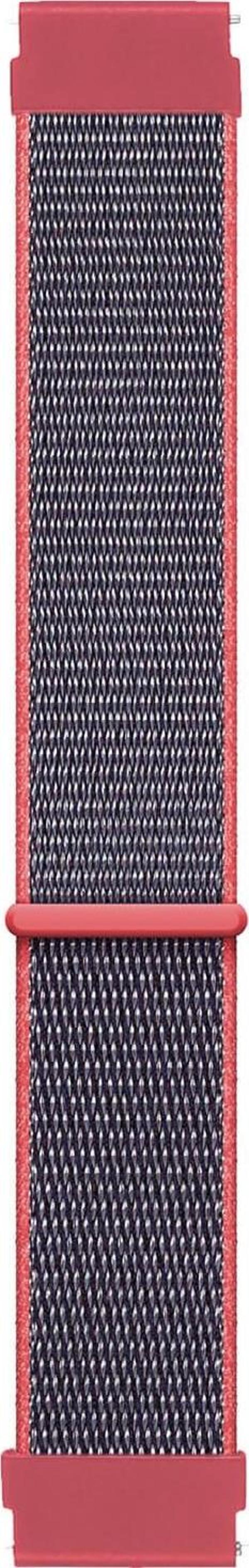 Microsonic Amazfit Bip 3 Hasırlı Kordon Woven Sport Loop Koyu Pembe - Image 1