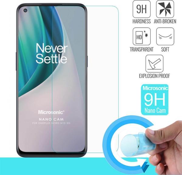 Microsonic OnePlus Nord N10 5G Nano Glass Cam Ekran Koruyucu - Image 1