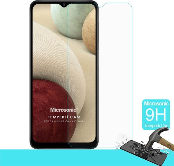 Microsonic Samsung Galaxy A02s Tempered Glass Cam Ekran Koruyucu - Image 1