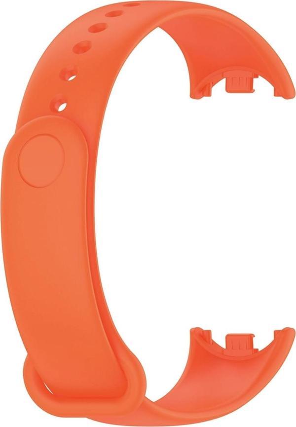 Microsonic Xiaomi Mi Band 8 Silikon Kordon Turuncu - Image 1