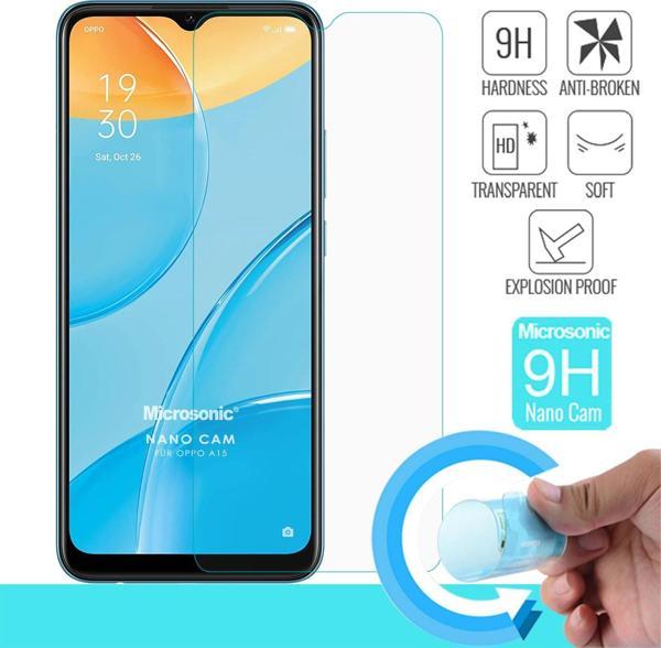 Microsonic Oppo A15 Nano Glass Cam Ekran Koruyucu - Image 1