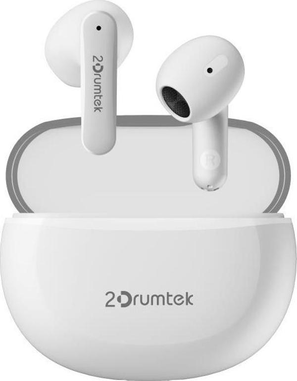 A4 Tech 2Drumtek B20 G.Whıte Tws Bt5.2-M.O.C.I Beyaz Bluetooth Kulaklık - Image 1