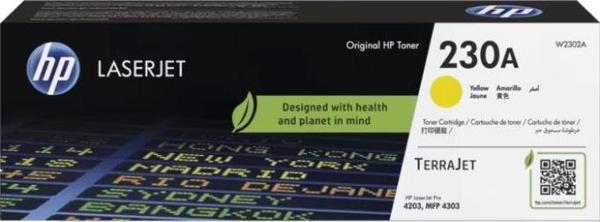 HP 230A Yellow Sarı 1.800 Sayfa Toner W2302A - Image 1