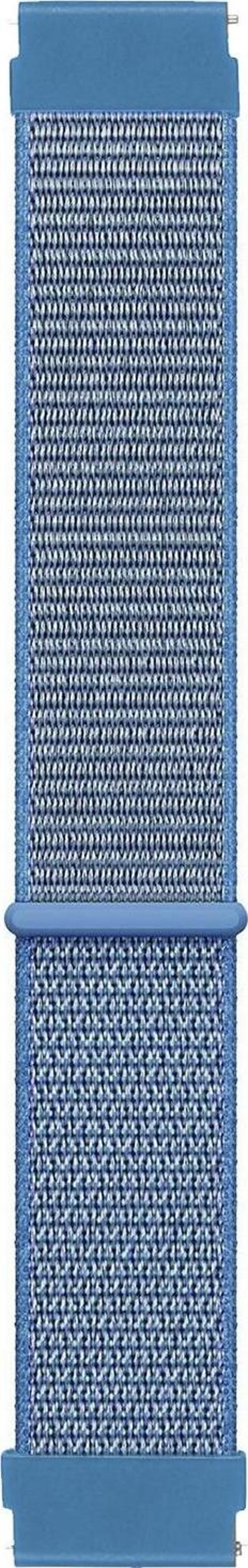 Microsonic Amazfit GTS 2 42mm Hasırlı Kordon Woven Sport Loop Mavi - Image 1