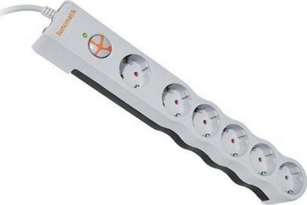 Tunçmatik TSK5015 Powersurge Beyaz Beşli 2 Usb Girişli Akım Korumalı Priz - Image 1