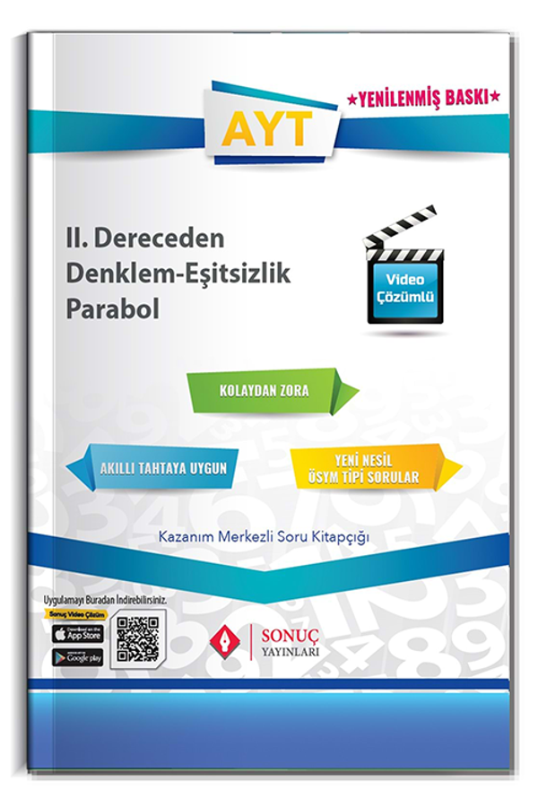 AYT II. Dereceden Denk. Eşitsizlik Parabol Yenilenmiş Baskı Sonuç Yayınları - Sonuç Yayınları - Image 1
