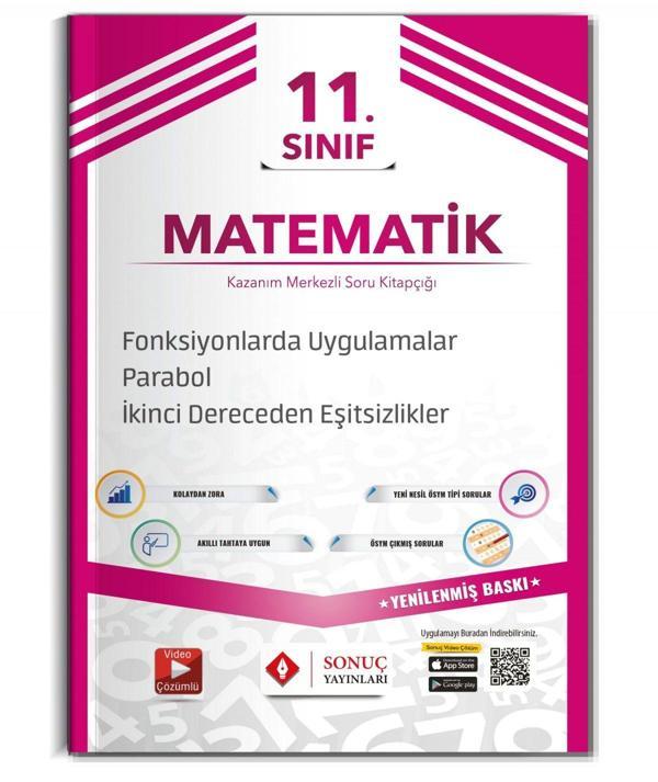 Sonuç Yayınları 11.Sınıf Fonksiyon Uygulamalar Parabol II. Dereceden Eşitsizlikler - Sonuç Yayınları - Image 1