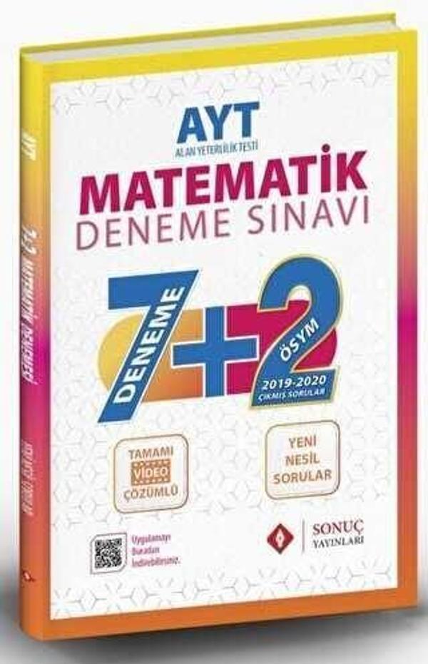 Sonuç Yayınları Ayt Matematik 7+2 Deneme - Sonuç Yayınları - Image 1