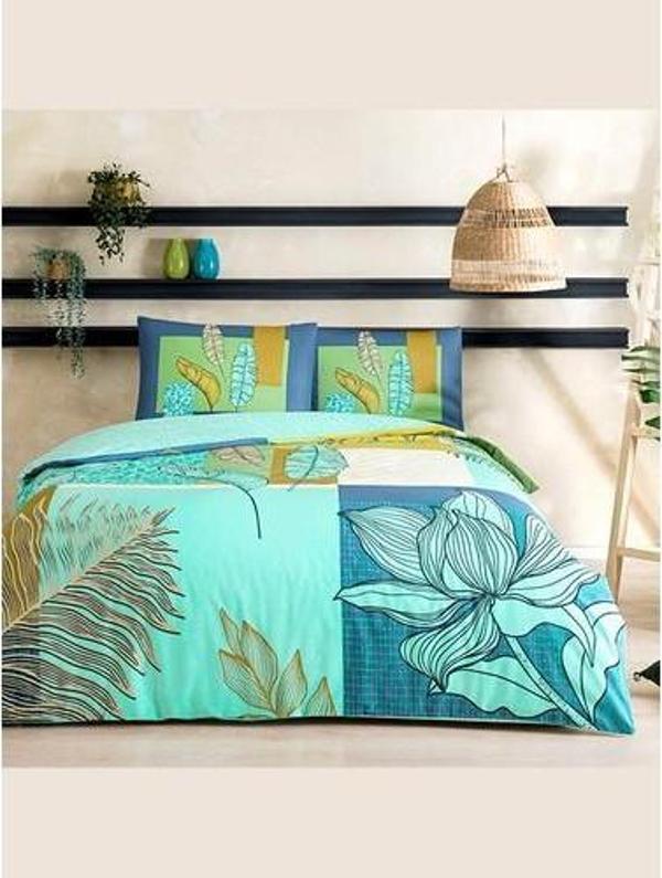 TAÇ.(60293955)-RNF TEK KSLK NEVRESIM TAKIMI MONSTERA MINT - Image 1