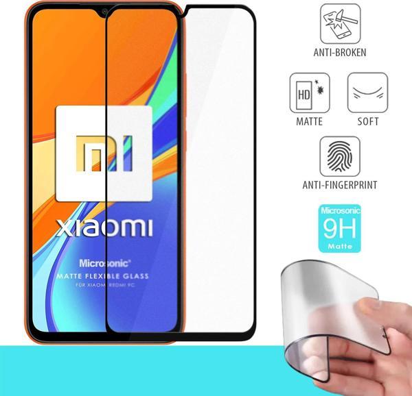 Microsonic Xiaomi Redmi 9C Seramik Matte Flexible Ekran Koruyucu Siyah - Image 1