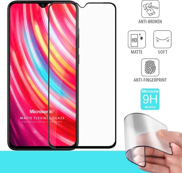 Microsonic Xiaomi Redmi Note 8 Pro Seramik Matte Flexible Ekran Koruyucu Siyah - Image 1