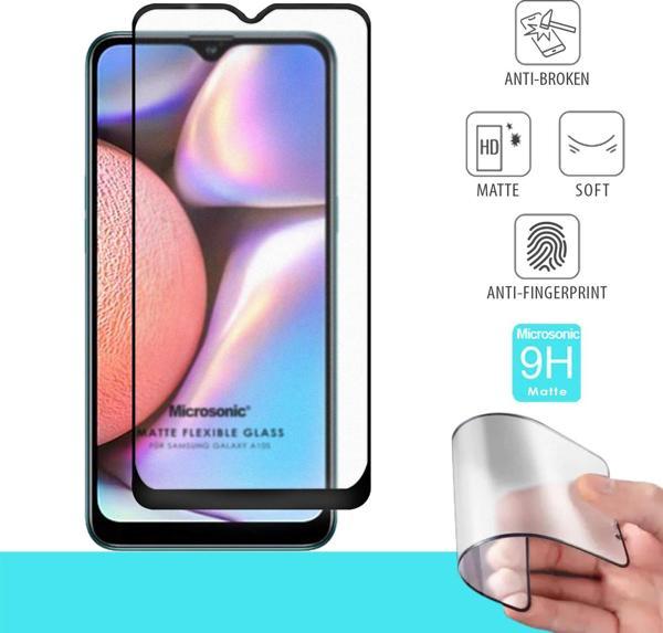 Microsonic Samsung Galaxy A10s Seramik Matte Flexible Ekran Koruyucu Siyah - Image 1