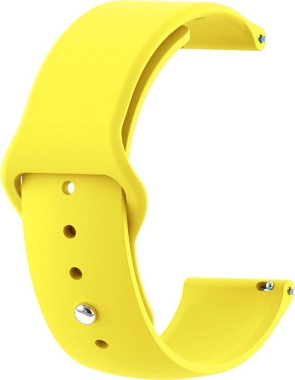 Microsonic Huawei Watch Ultimate Silicone Sport Band Sarı - Image 1