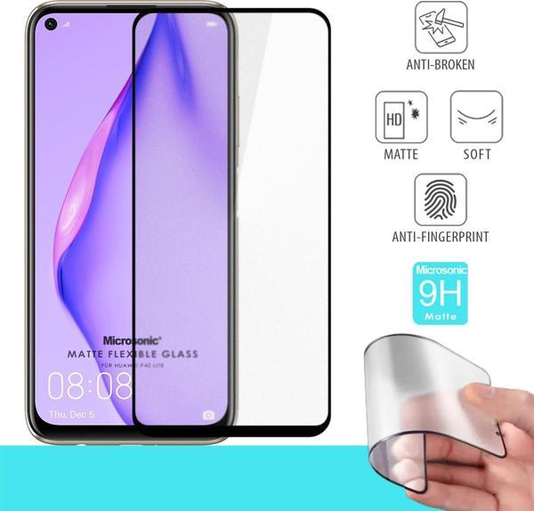 Microsonic Huawei P40 Lite Seramik Matte Flexible Ekran Koruyucu Siyah - Image 1