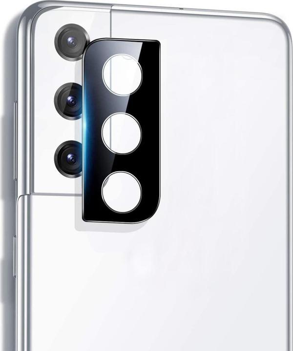 Microsonic Samsung Galaxy S21 Kamera Lens Koruma Camı V2 Siyah - Image 1