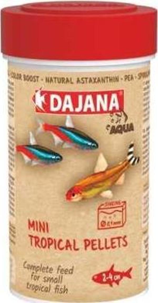 Dajana Mini Tropical Pellets 100 Ml 55 Gr - Image 1