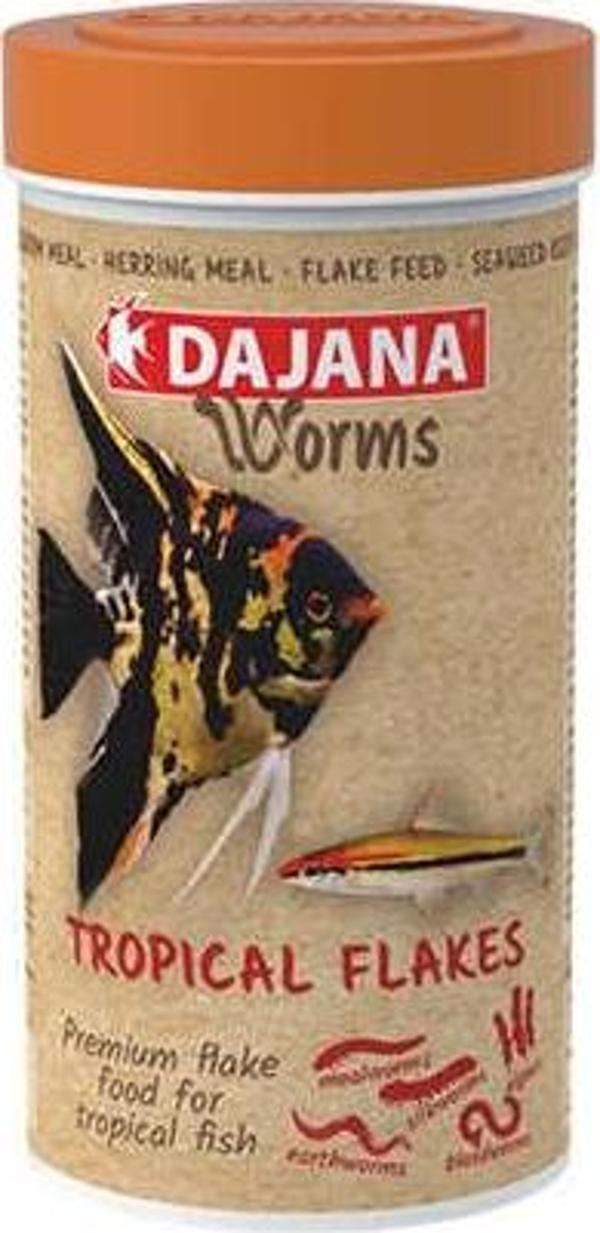 Dajana Worms Tropical Flakes 100 Ml 18 Gr - Image 1