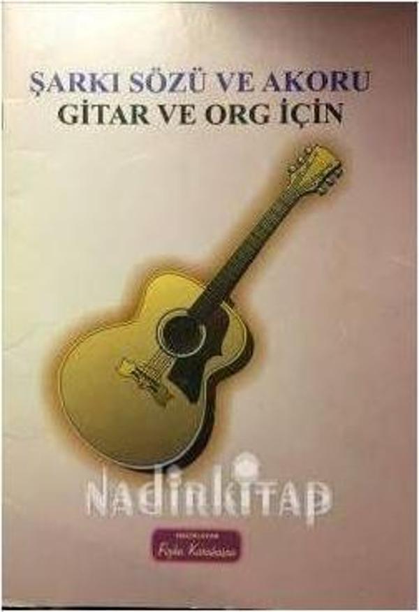 ŞARKI SÖZÜ VE AKORU GİTAR VE ORG İÇİN F.KARAHASAN - Image 1