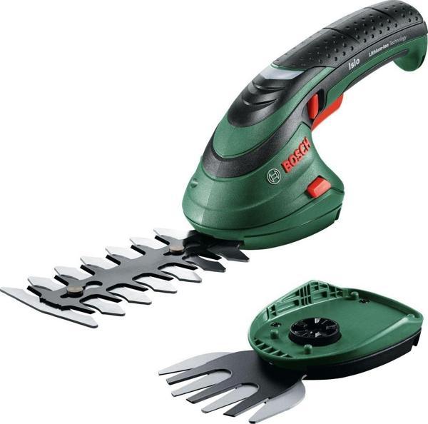 Bosch Isıo 3 Akülü Topiari Ve Çim Biçme Makası Seti - Image 1