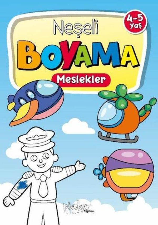  Neşeli Boyama Meslekler 4 - 5 Yaş - Pinokyo - Image 1