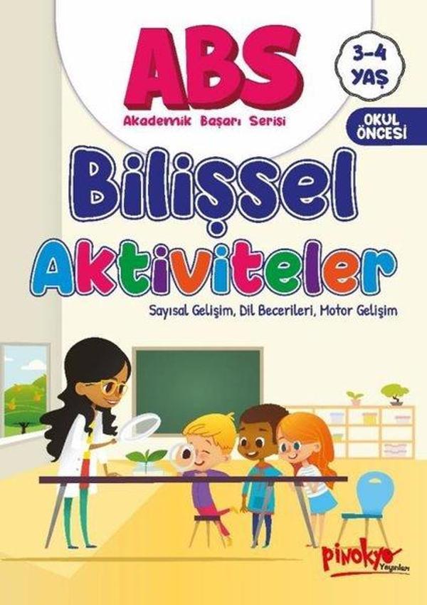 ABS Bilişsel Aktiviteler - Sayısal Gelişim, Dil Becerileri, Motor Gelişim 3 - 4 Yaş - Pinokyo - Image 1