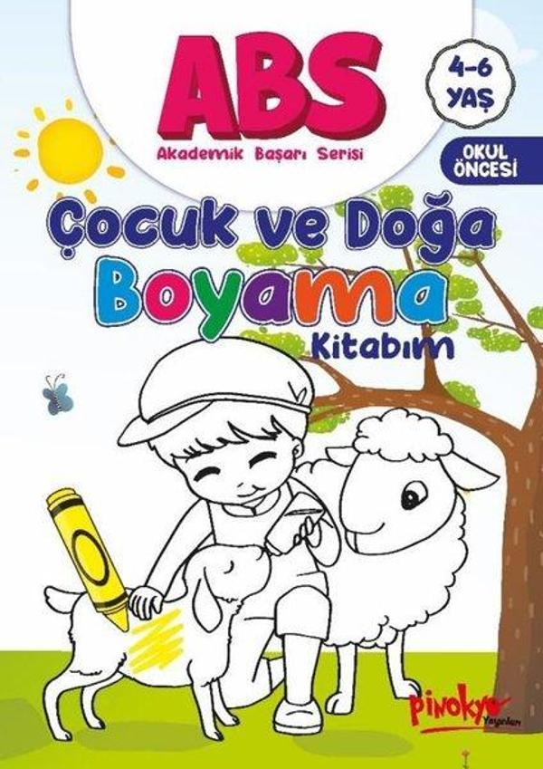 ABS Çocuk ve Doğa Boyama Kitabım 4 - 6 Yaş - Pinokyo - Image 1