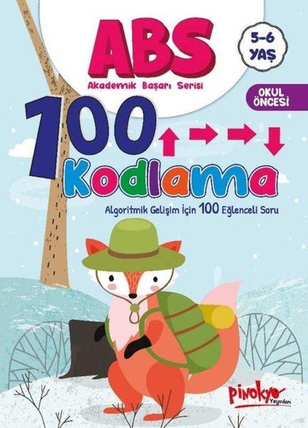 ABS 100 Kodlama - Algoritmik Gelişim İçin 100 Eğlenceli Soru 5 - 6 Yaş - Pinokyo - Image 1