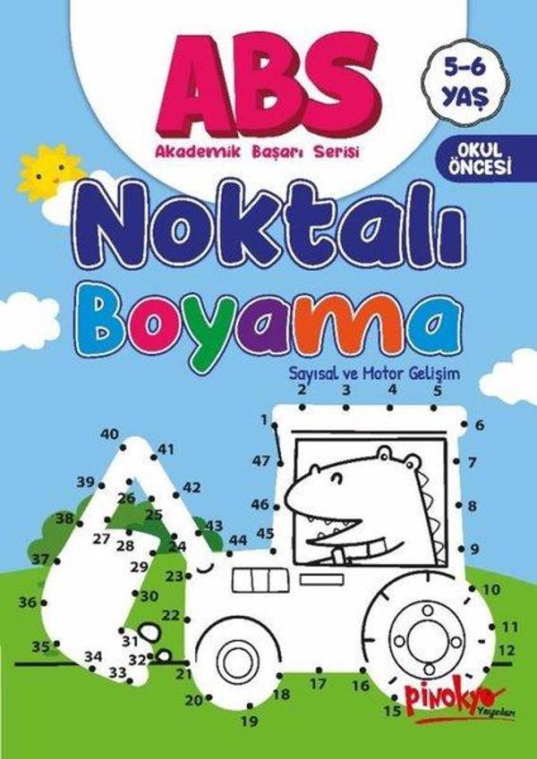 ABS Noktalı Boyama - Sayısal ve Motor Gelişim 5 - 6 Yaş  - Pinokyo - Image 1