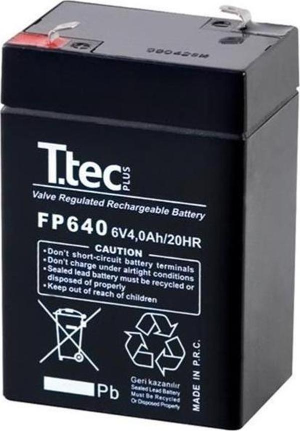 Ttec 6V 4Ah Bakımsız Kuru Akü - Image 1