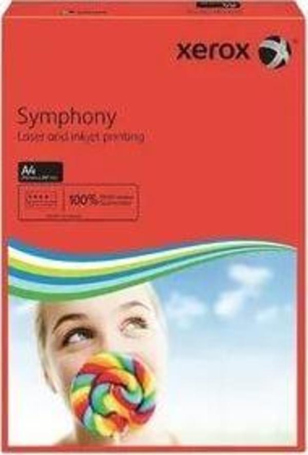 Xerox 3R93954 A4 80Gr 500YP Symphony Kırmızı Renkli Fotokopi Kağıdı - Image 1