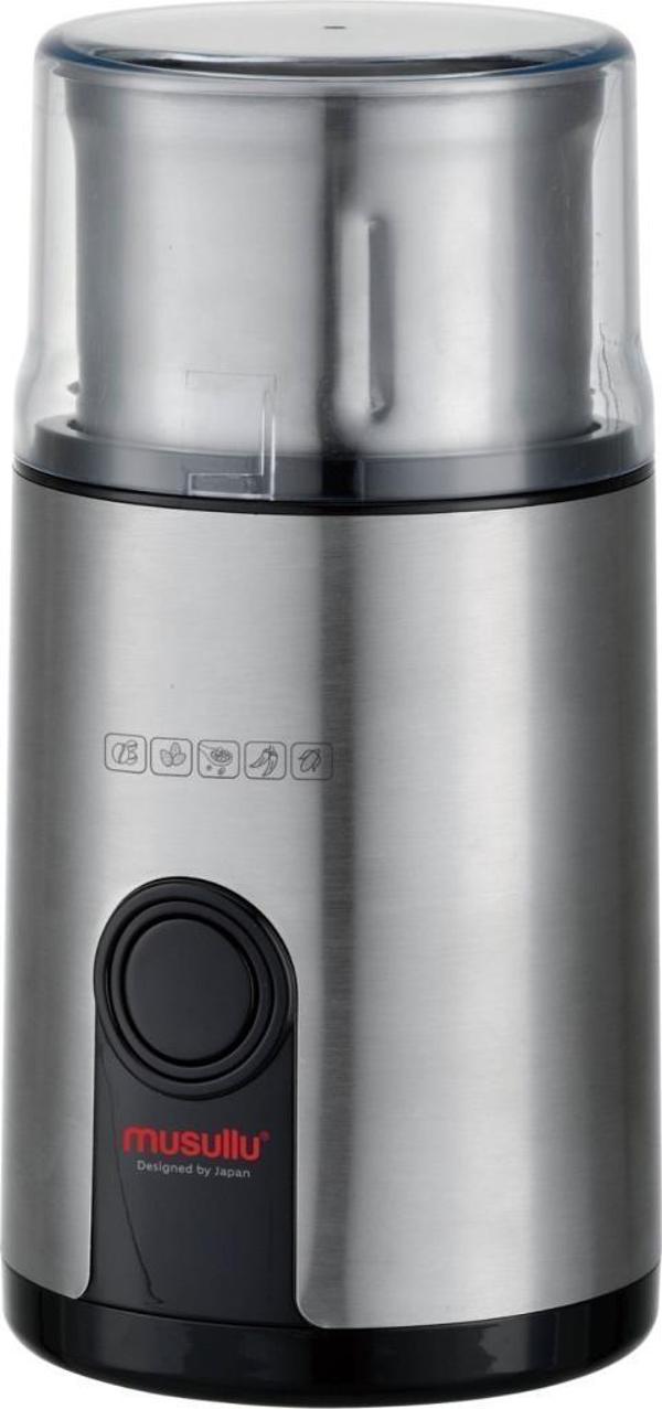 Musullu MSL-1004 Kahve ve Baharat Öğütücü 200W İnox - Image 1