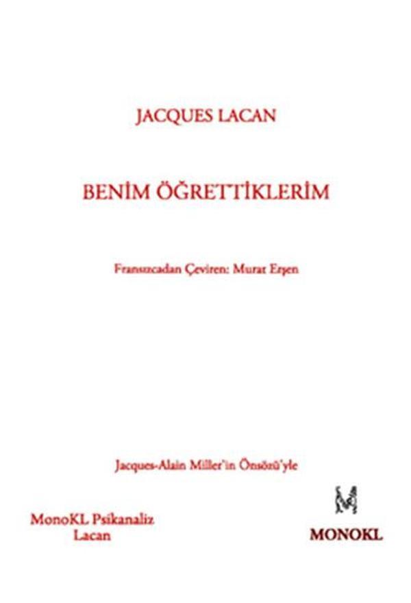 Benim Öğrettiklerim - Monokl - Image 1