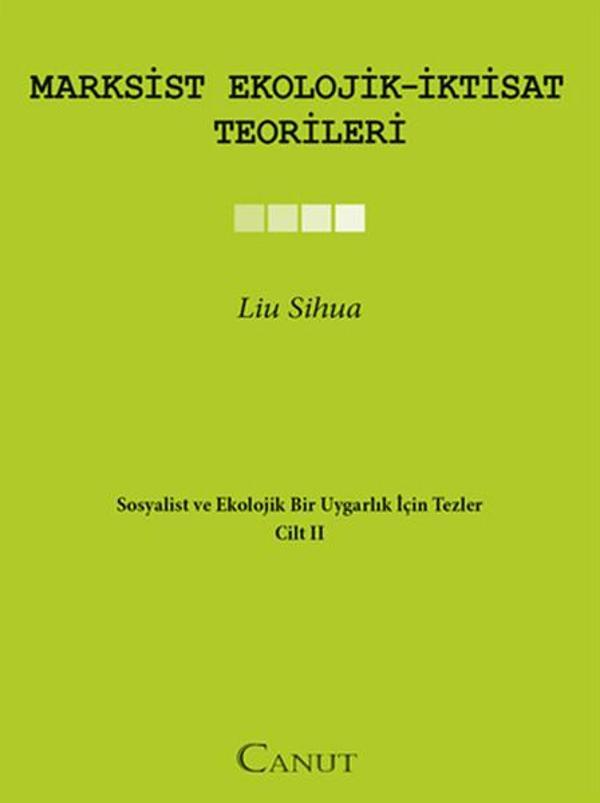 Marxsist Ekolojik - İktisat Teorileri - Canut Yayınevi - Image 1