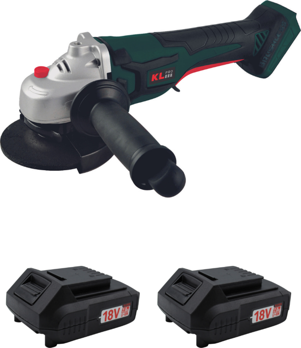 Klpro KLAT18B-20 18V/2.0AH Li-Ion 115MM Kömürsüz Profesyonel Avuç Taşlama - Image 1