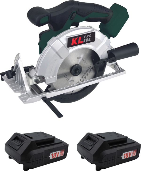 KLPRO KLDAT18B-20 18Volt/2.0Ah Li-Ion Kömürsüz Profesyonel Daire Testere - Image 1