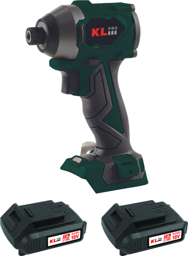Klpro KLDV18BH-20 18V/2.0Ah. 220Nm Kömürsüz Şarjlı Torklu Darbeli Vidalama - Image 1