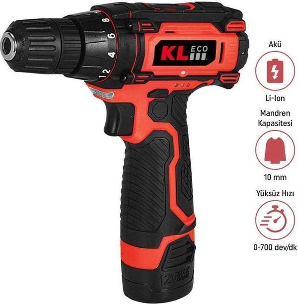 Kleco 12V/1.3Ah. Li-ion Şarjlı Matkap Ke2213nm - Image 1