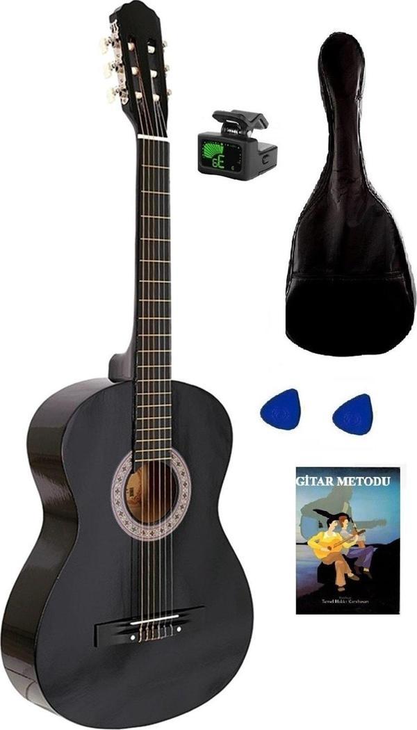 Arriva Tam Boy Klasik Gitar Seti 39'' Siyah - Image 1